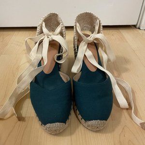 Soludos Wedge Lace-Up Espadrille Sandal